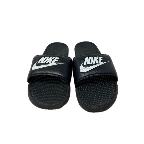 Nike Black Slides Sandals, Men's Size 12 - Picture 1 of 5
